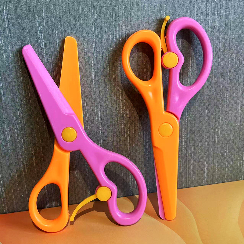 Picture of Children's Scissors, Safe, Handmade, Round-Headed, Stationery, Kindergarten Paper-Cutting, Primary School Students' Art, Art and Craft, Office Scissors Wholesale