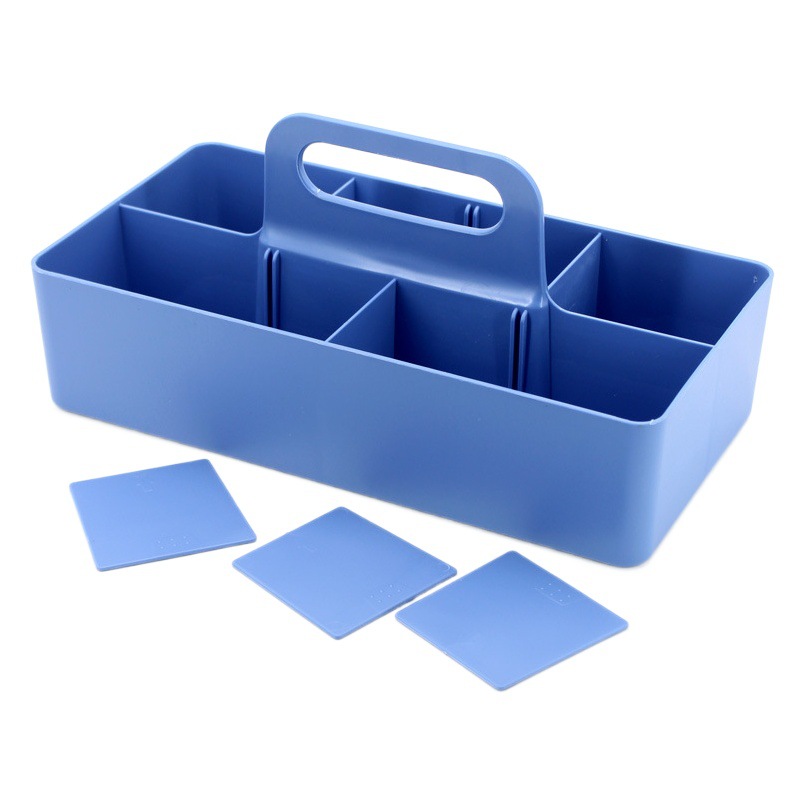 Cross-border thickened plastic portable compartment storage box overlay multifunctional desktop organizing box office household tool basket