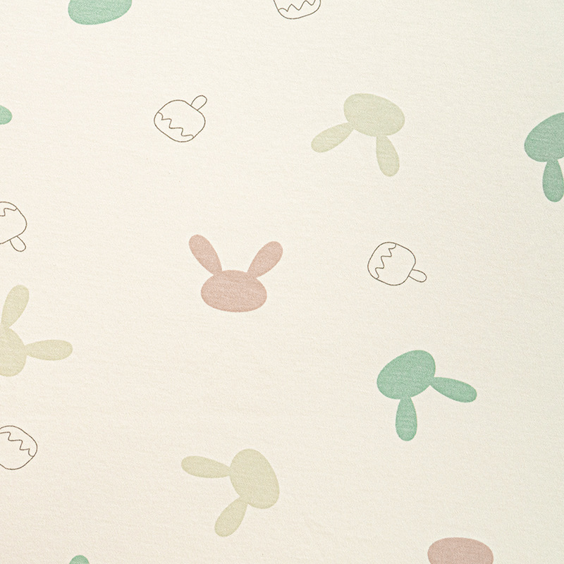 Picture of 195g day bamboo fiber knitted cotton wool cloth 70 bamboo 30 cotton knitted bamboo cotton baby climbing clothes sleeping bag summer cool quilt fabric