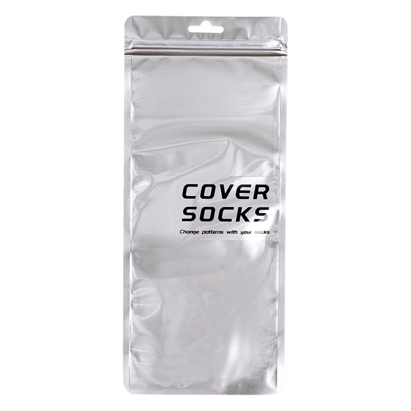 General high-grade socks packaging bag men and women fashion boat socks cotton socks sports socks zipper bag stockings zipper bag