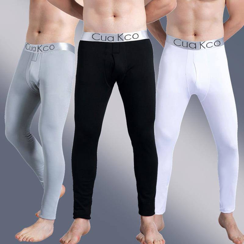Picture of [Plus velvet not plus velvet optional] men's autumn pants youth slim one-piece warm pants autumn and winter large size wholesale