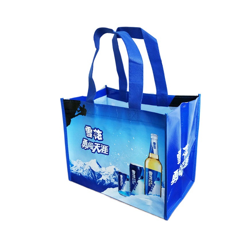 Qingdao beer handbag 24 cans snowflake Laoshan Harbin Pearl River Yanjing Baiwei beer handbag 330 cents