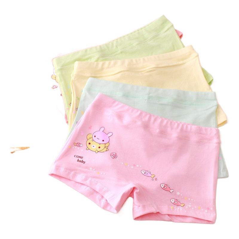 Children's underwear female 40 cotton children girls underwear cartoon boxer girls underwear manufacturers wholesale