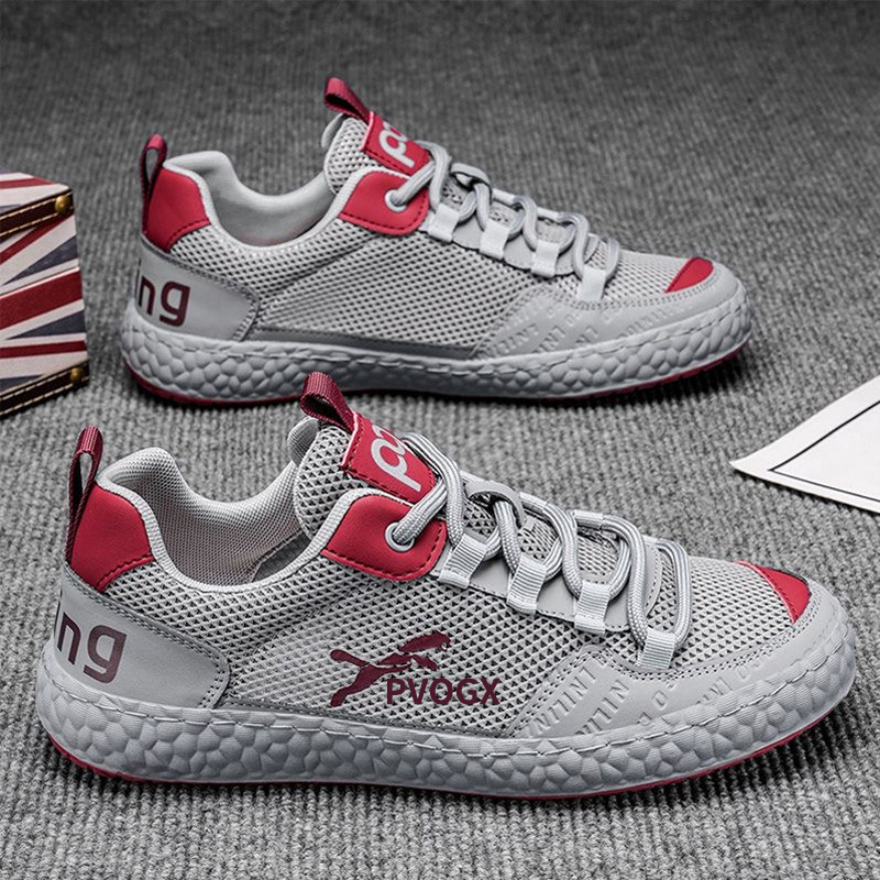 Summer New Men's Shoes Mesh Breathable Niche Design Work Commuting Trendy Shoes Men's Outdoor Travel Sports Casual Shoes