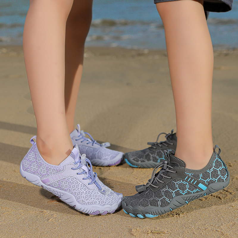 Parent-Kids Baby Kidsren's Anti-Cut Beach Shoes Outdoor Wading Shoes Non-Slip Seaside Reef Non-Slip Shoes Diving Shoes
