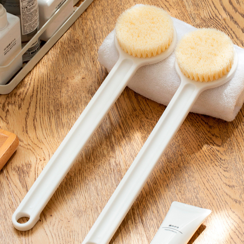 Woolen dragon silk soft wool bath artifact bath brush soft wool Japanese bath brush long handle rub back brush manufacturers wholesale