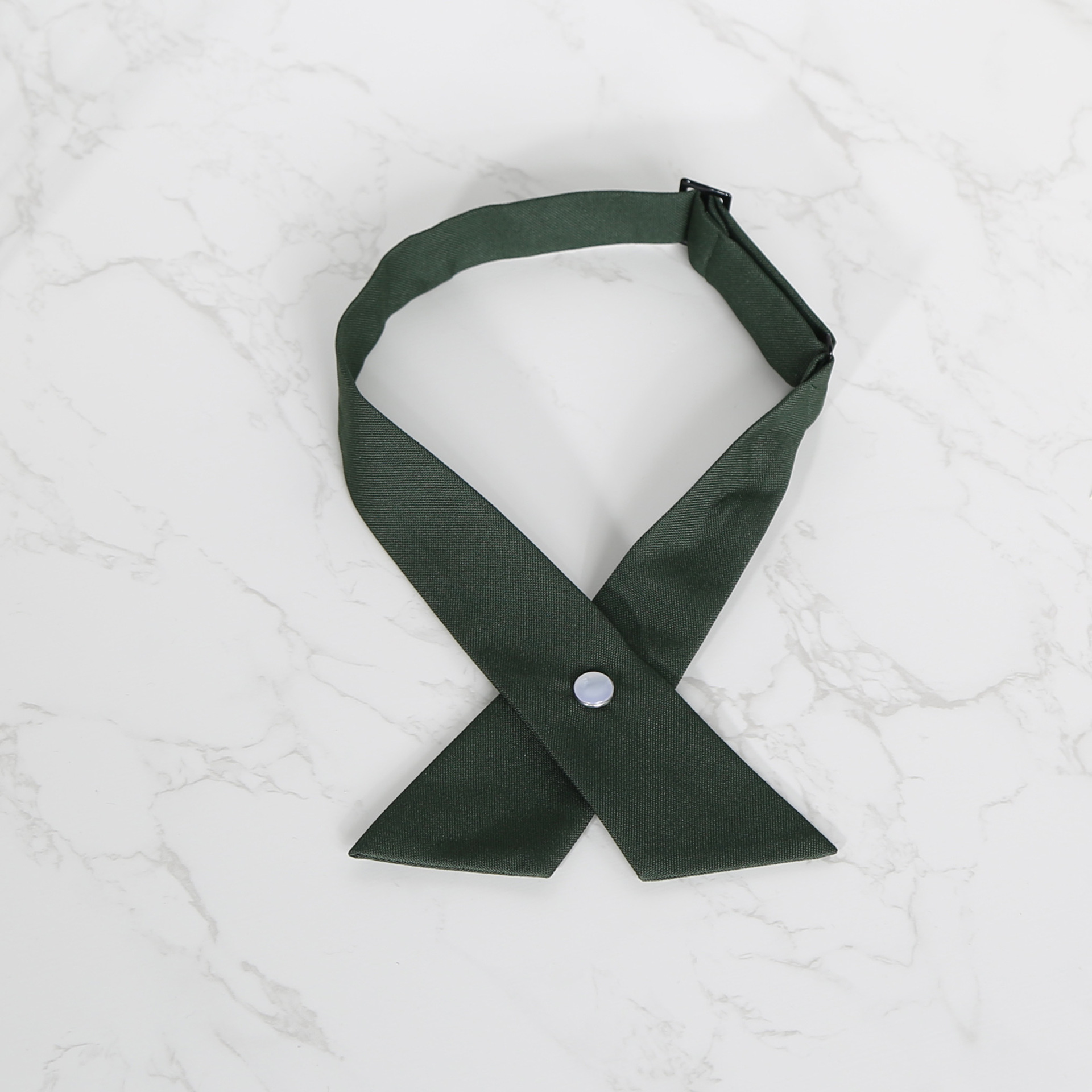 Picture of Japanese and Korean Casual Cross jk Cross Bow Tie Solid Color Printed Bow for Men and Women Professional Uniform Bow Tie Collar Flower