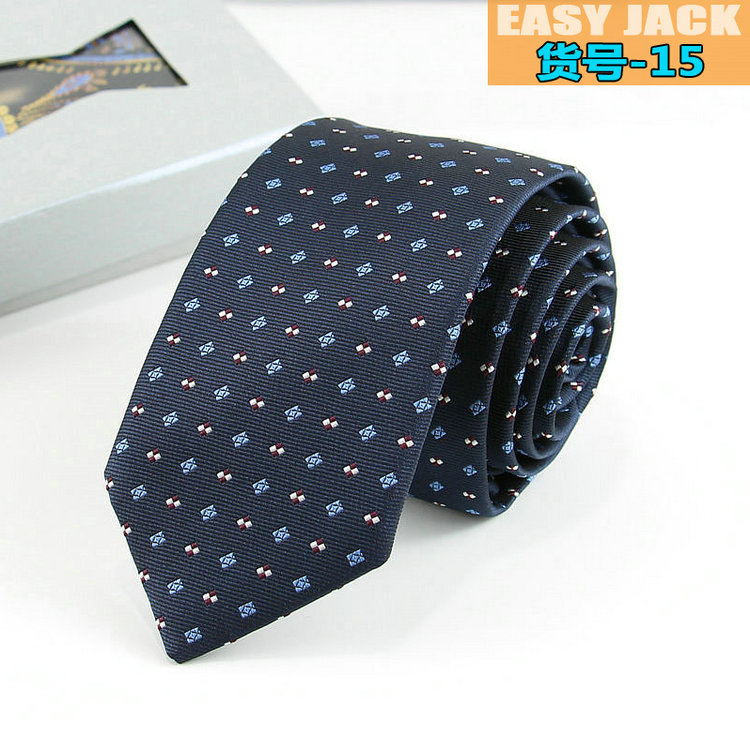 Picture of Men's tie Korean narrow fashion Wedding groom best man casual tie 6cm business professional collar fittest wholesale