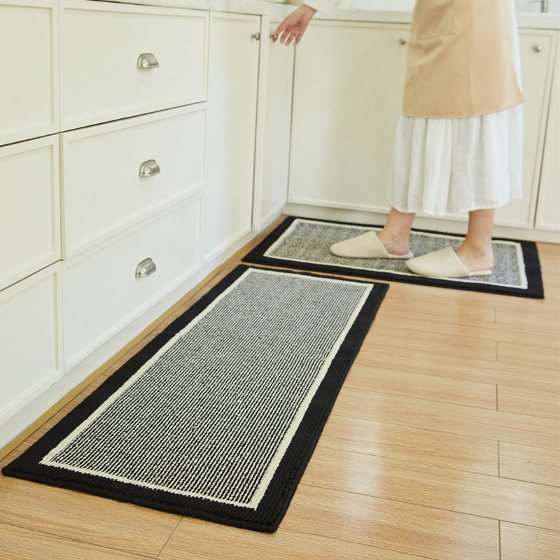 Cross-border Kitchen Floor Mat High-grade Non-slip Water Absorbent Oil Absorbent Foot Mat Door Entry Wear-resistant Machine Washable Door Mat Carpet