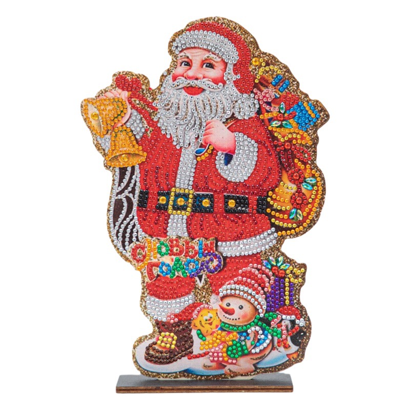 Cross-Border Christmas Diamond Painting Full of Diamonds Special-Shaped Bright Diamond 5D Diamond Decorative Painting Stereo 3D Table Setting Hot Sale