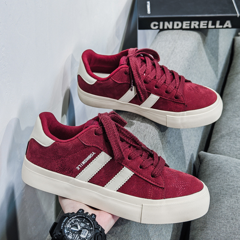 Spring 2025 New Canvas Shoes Men's Bread Shoes Trendy Casual Shoes Retro Sports Board Shoes Men's Wholesale Live
