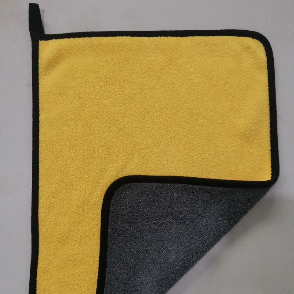 Picture of Car Cleaning Towel, High-Density Coral Fleece, Thickened Double-Sided Microfiber Square Towel for Car Cleaning