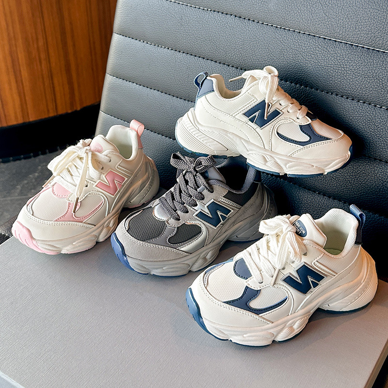 Children's sneaker New 2025 Spring and Autumn Comfortable Breathable Middle and Large Children's Fashion Casual Shoes Girls Children's Shoes for Students