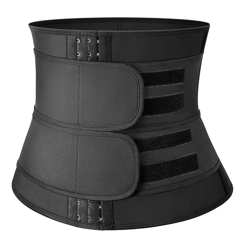 Cross-border Amazon Belt Belt Women's Body Shaping Belt Neoprene Bundle Reinforced Sports Double Waist Buckle Belt