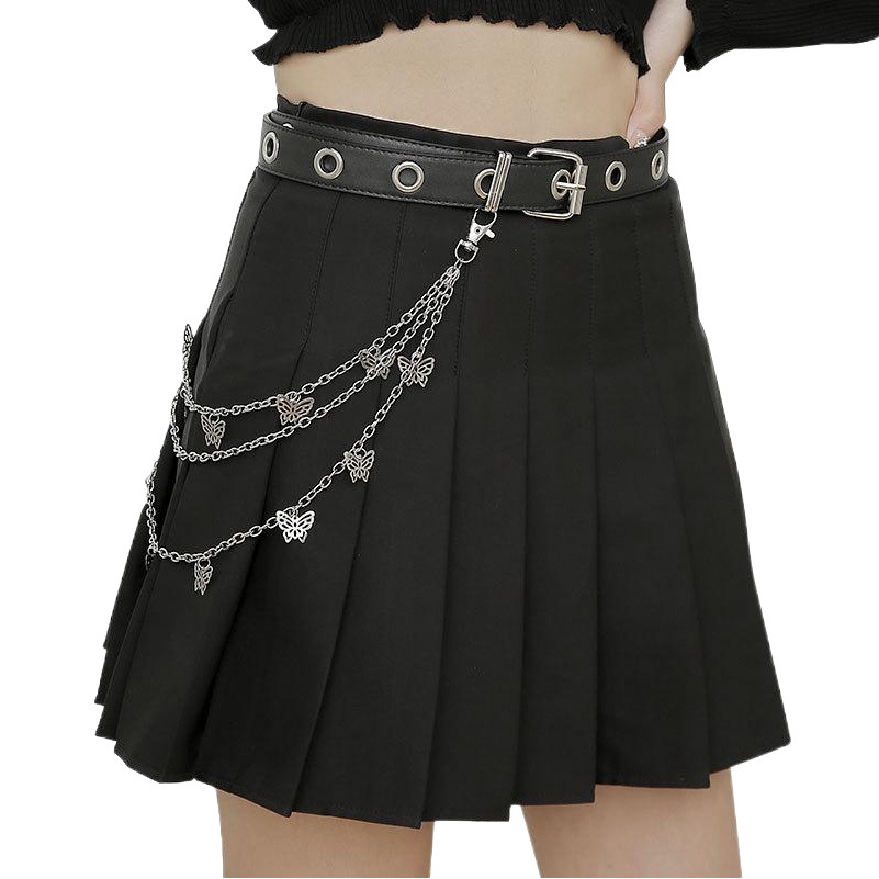 Chain Belt Women's Cool Ins Trouser Chain Accessories Punk Jeans Belt Decoration Hip Hop Jk Uniform Style New Style