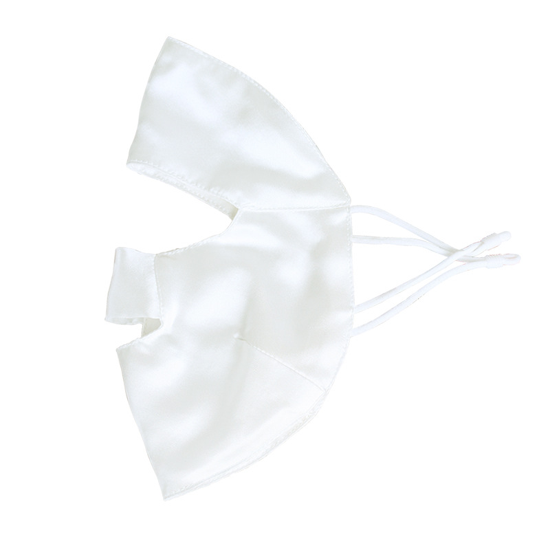 Picture of Silk sun mask sleep breathable full face cover summer UV mask mulberry silk oil smoke-proof veil for women