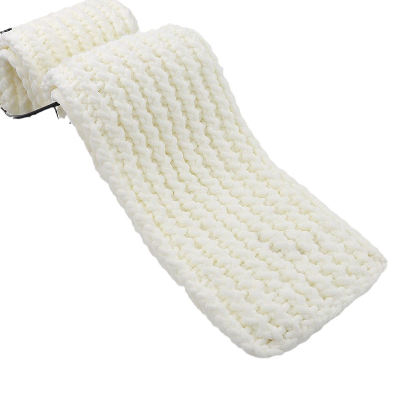 loopy Beaver scarf special wool handmade diy material package hand-woven ice strip thread woven Ruby scarf warm