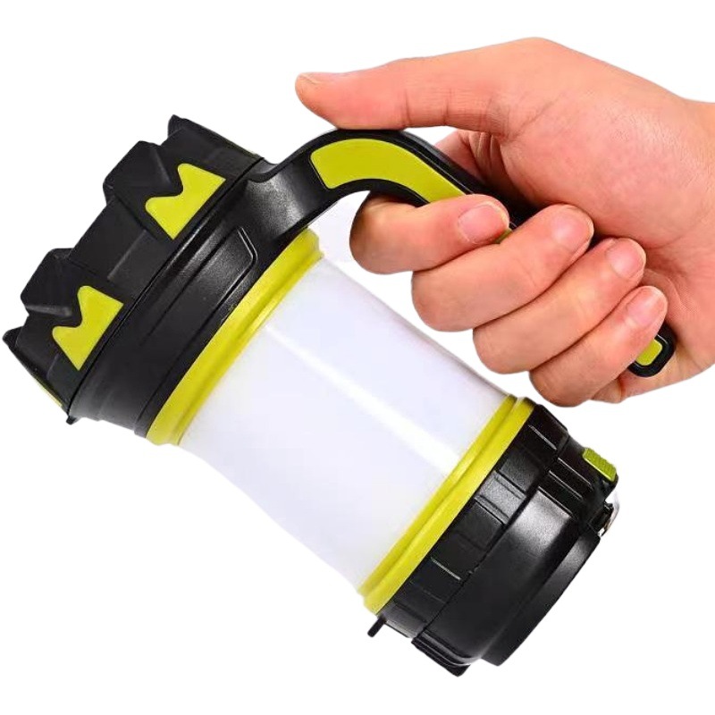 Outdoor camping portable Searchlight T6 lamp bead miner's lamp cob lamp USB rechargeable camping lamp wholesale