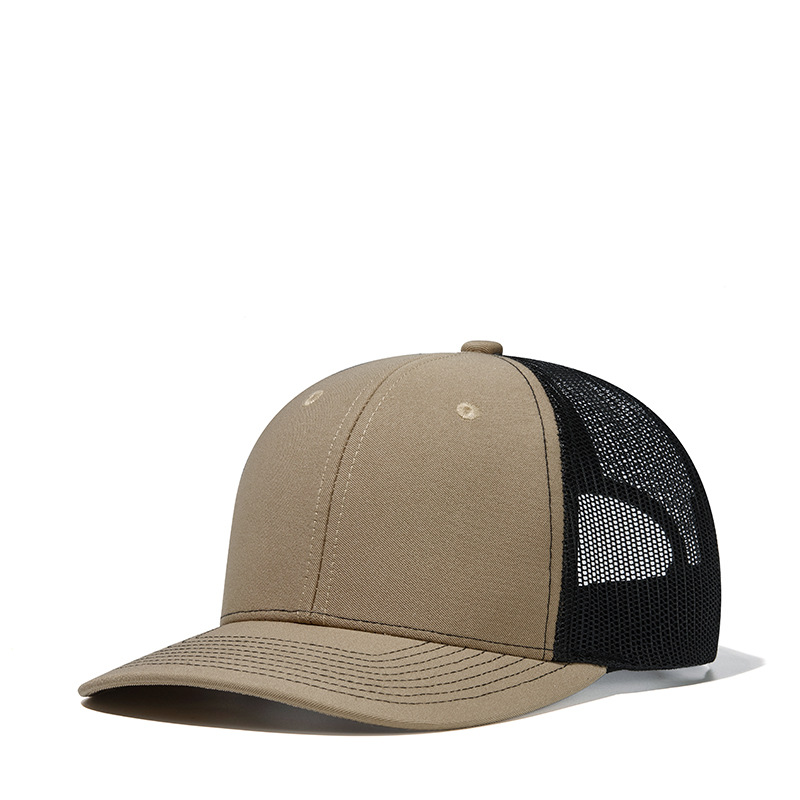 Picture of Wish Micro Bend Hat Rim Truck Hat Men's Outdoor Sun Shading Net Hat Mountaineering Fishing Truck Drivers Hat