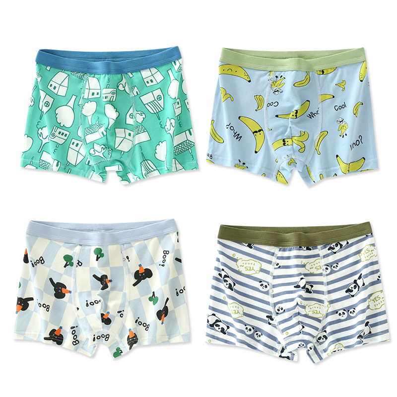 Picture of Boys' cotton underwear Class A boxers children's underwear middle and big children's boxers baby boys' shorts underwear manufacturers