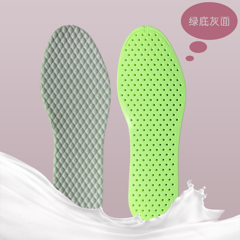 Picture of Sports Insoles Absorb Sweat, Pu Breathable Leather Insoles for Women, Soft Sole, Comfortable, Cuttable, Thin Summer Style, Shock-Absorbing, with a Feeling of Stepping on Poop