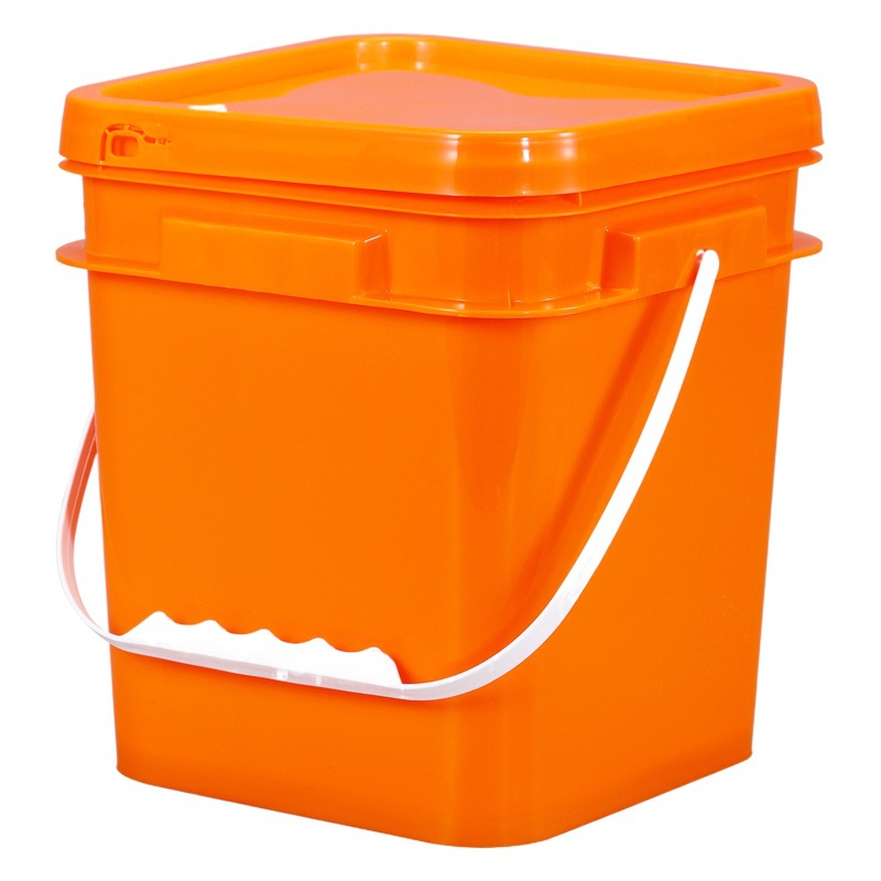 Wholesale Food Grade Rectangular 4L Fishing Jellyfish Packaging Barrel Hardware Toolbox Square Plastic Barrel