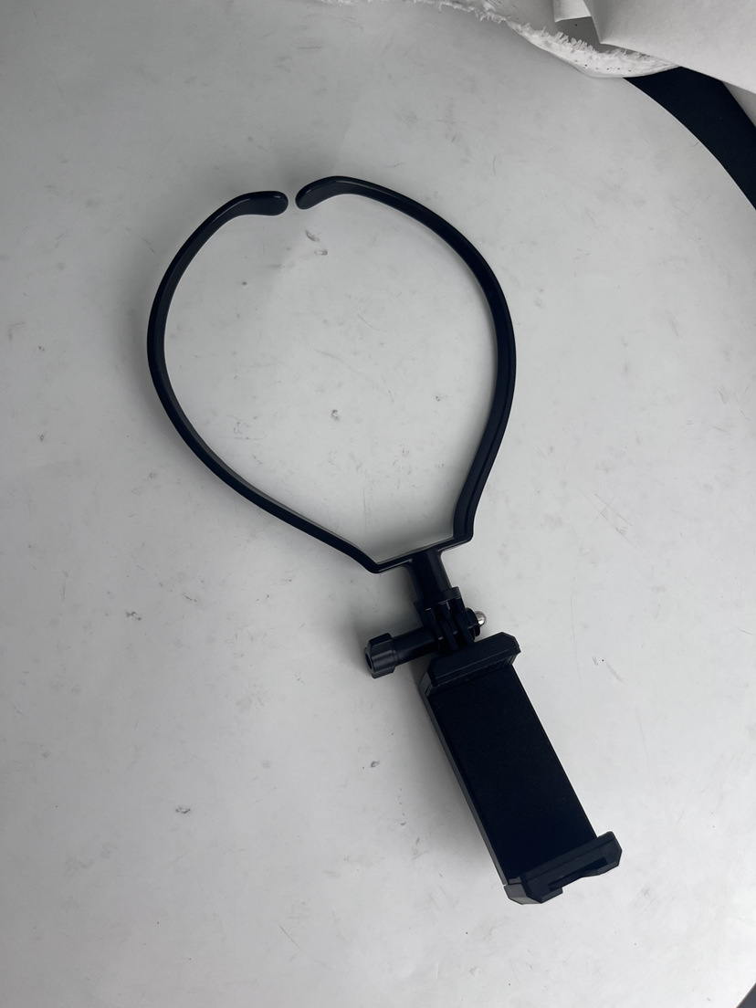 Picture of Chest Hanging Neck Mobile Phone Bracket First Person View Live Fishing Ride Outdoor Live Mobile Phone Hanging Neck Bracket