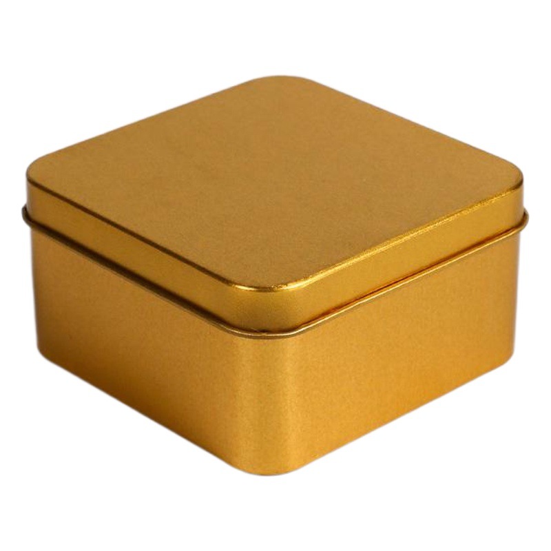 Xicang iron box can add logo8.5 square tinplate box in stock Zhejiang socks underwear packaging box