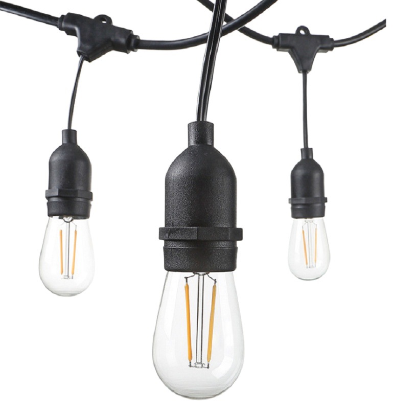 Picture of Outdoor Landscape Camping Style Light String Bulb Cross-Border Clear Light Waterproof Sunscreen Retro Energy-Saving Edison S14 Light Bulb