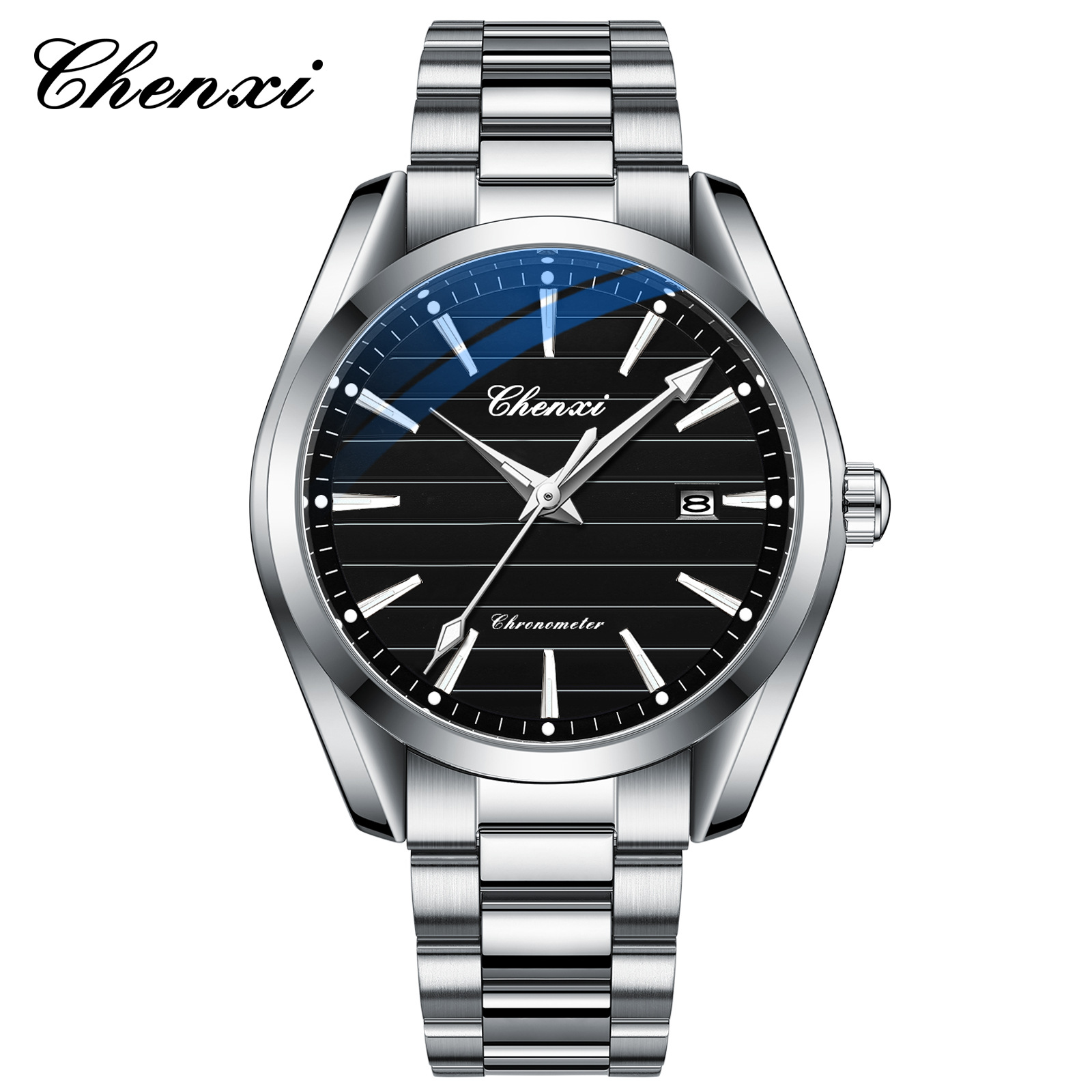 Picture of Dawn quartz watch men's steel band waterproof luminous fashion business simple men's watch manufacturers wholesale