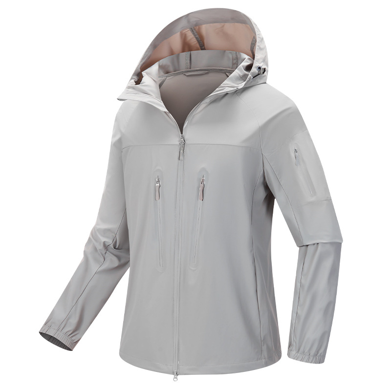 High-end custom big-name same-style sunscreen clothing printed LOGO team outdoor outing camping skin clothing anti-ultraviolet moisture