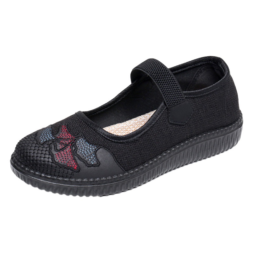 New Style Old Beijing Cloth Shoes for Elderly Women, Non-Slip Soft Sole Shoes for Grandma, Middle-Aged and Elderly Women's Summer Shoes