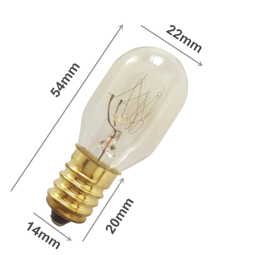 Picture of T 22 230 V15W E14 small screw mouth Foshan Lighting refrigerator bulb miniature bulb salt lamp dimmable