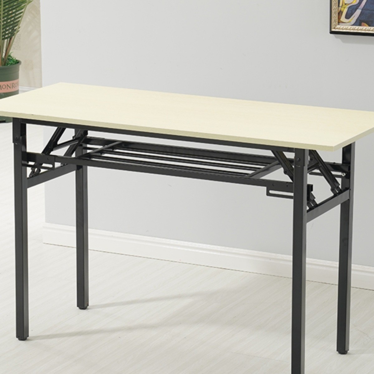 Easy folding table rectangular training table stall table outdoor study desk conference bar table dining table IBM table