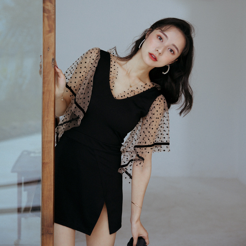 2021 New Korean Style Fairy Sexy Strap Backless One-piece Belly-covering Slimming High Fork Skirt Hot Spring Swimsuit for Women