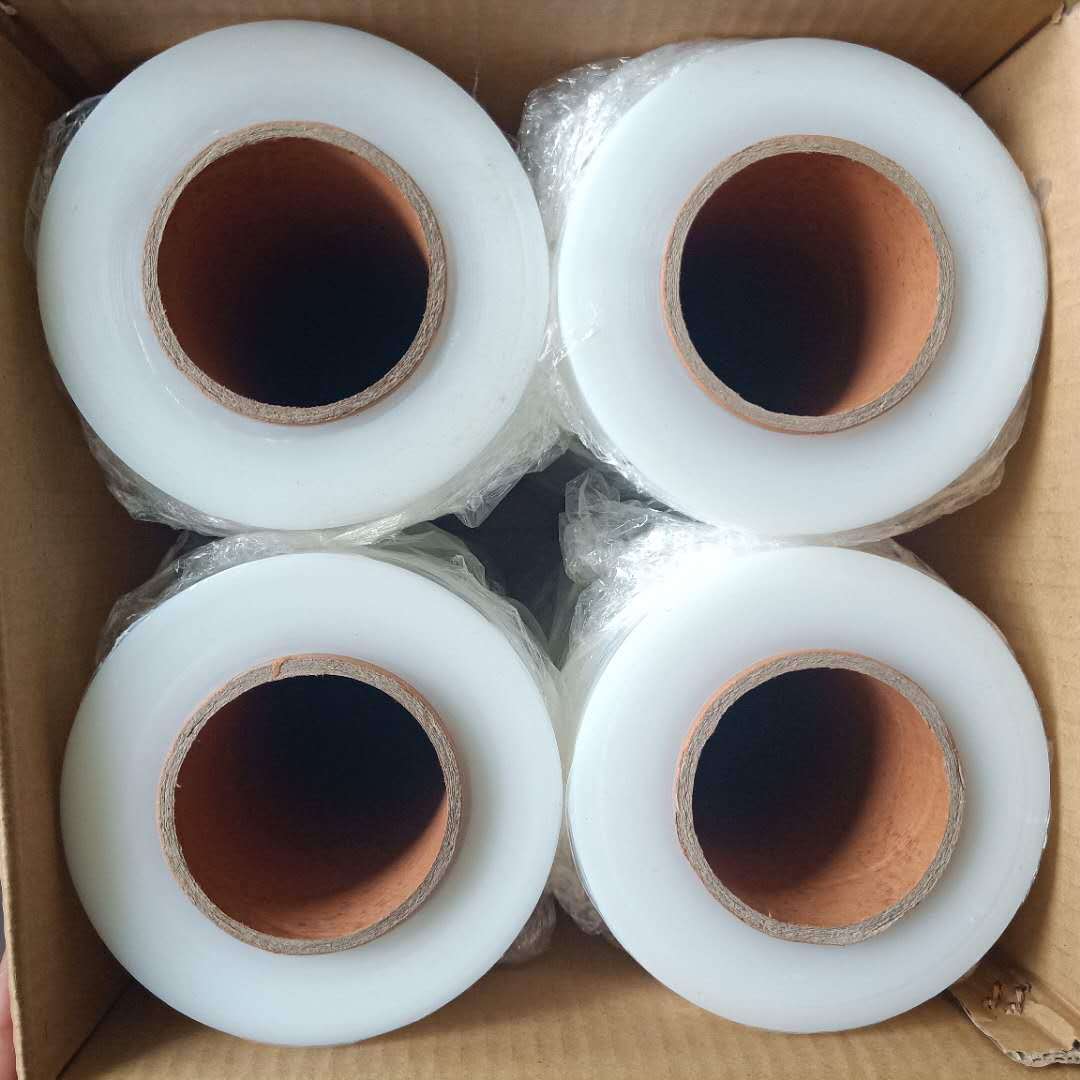 Picture of Machine wrapping film 50 wide roll tensile puncture resistant PE stretch transparent industrial packaging protection film wholesale