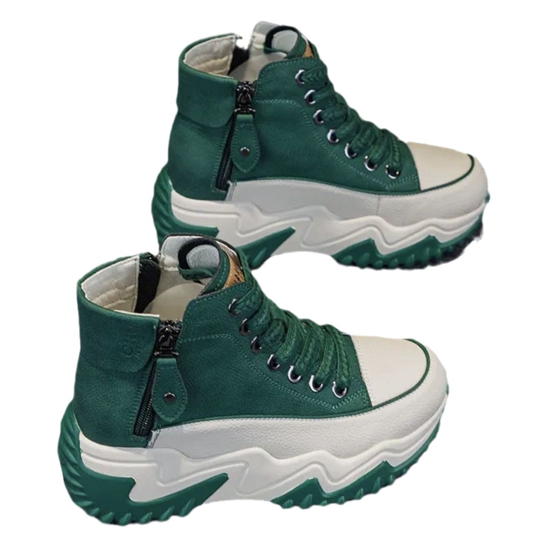 Popular Dad Shoes for Women 2025 Autumn and Winter New Niche High-Top Women's Shoes Thick-Soled Casual Versatile Sports Shoes