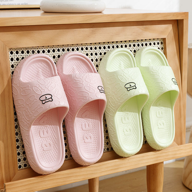 Picture of New Cartoon Sandals and Slippers for Women Summer Couple Wear Non-slip Thick Bottom Bathroom Bathing Hotel Slippers for Men Summer