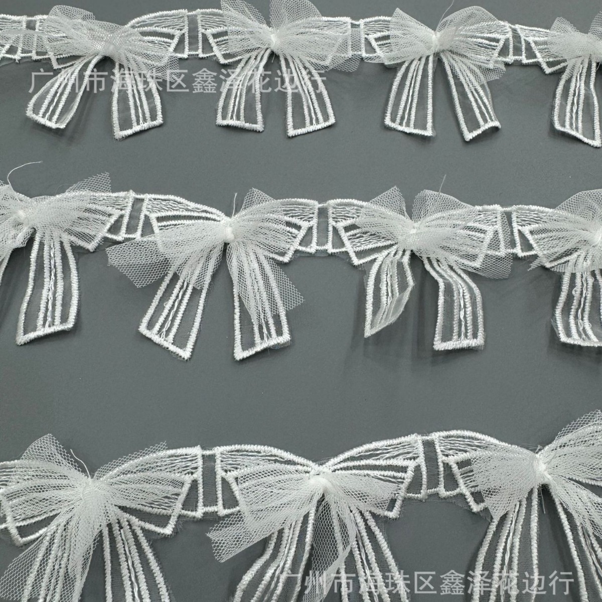 Organza Lace Bow Lace Three-dimensional Bow Lace Butterfly Simple Bow Handmade Flower