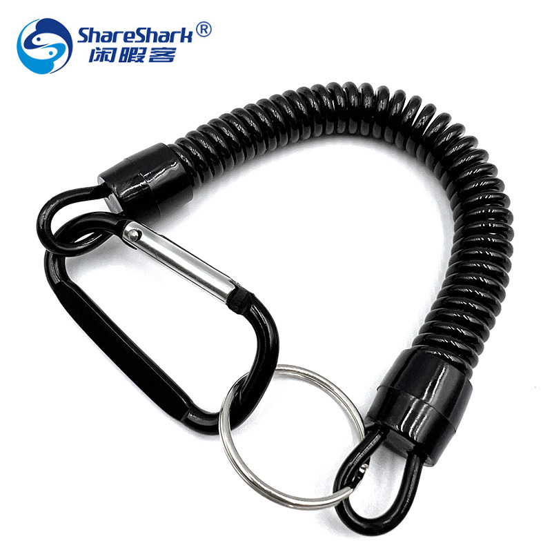 Picture of ShareShark fishing lost hand rope retractable fishing rod Rod guard Rod rope put Rod rope fishing gear supplies