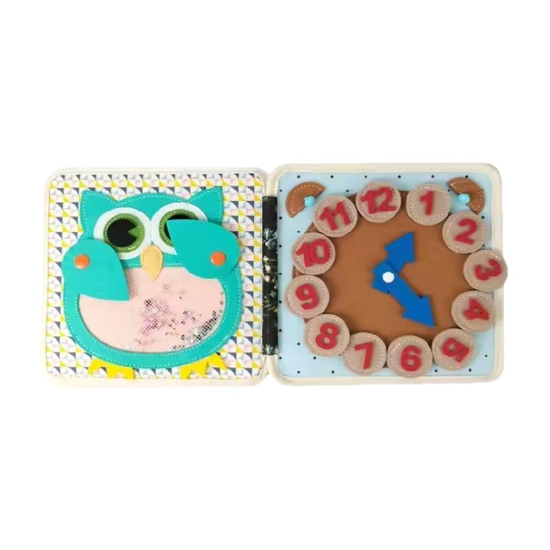 Picture of Felt learning board busy board new shaped hedgehog lion color felt children early education felt learning board