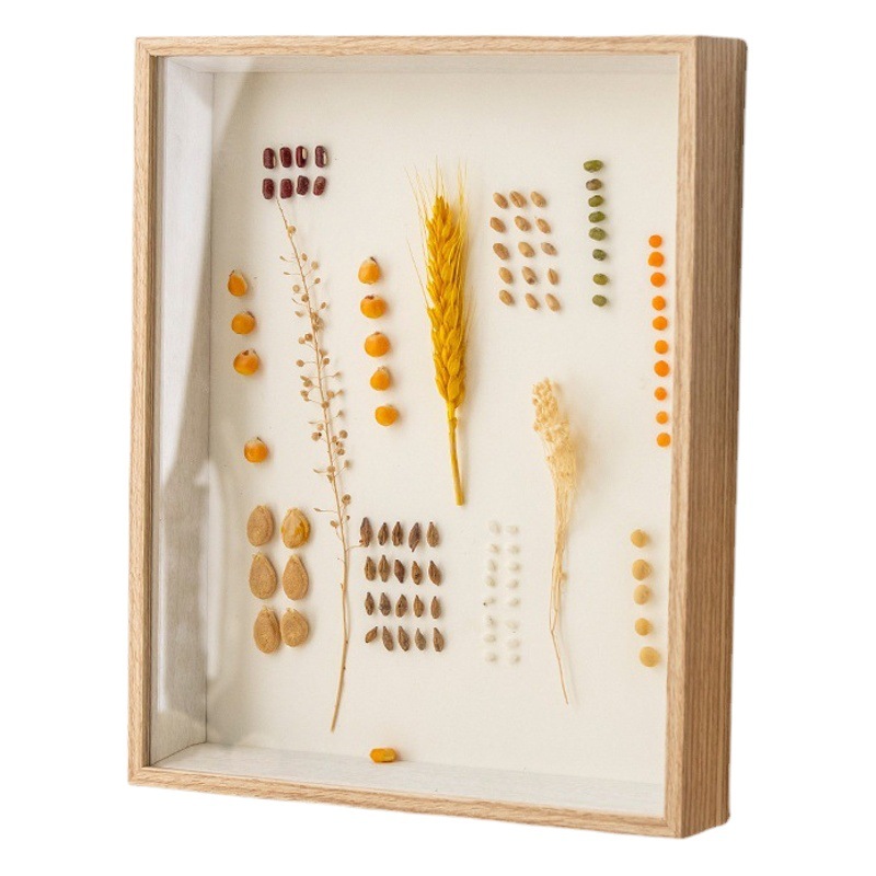 Stereo Hollow Specimen Frame diy Handmade Photo Frame Table Butterfly Insect Clay Preservation Mounting Frame Dried Flower Photo Frame