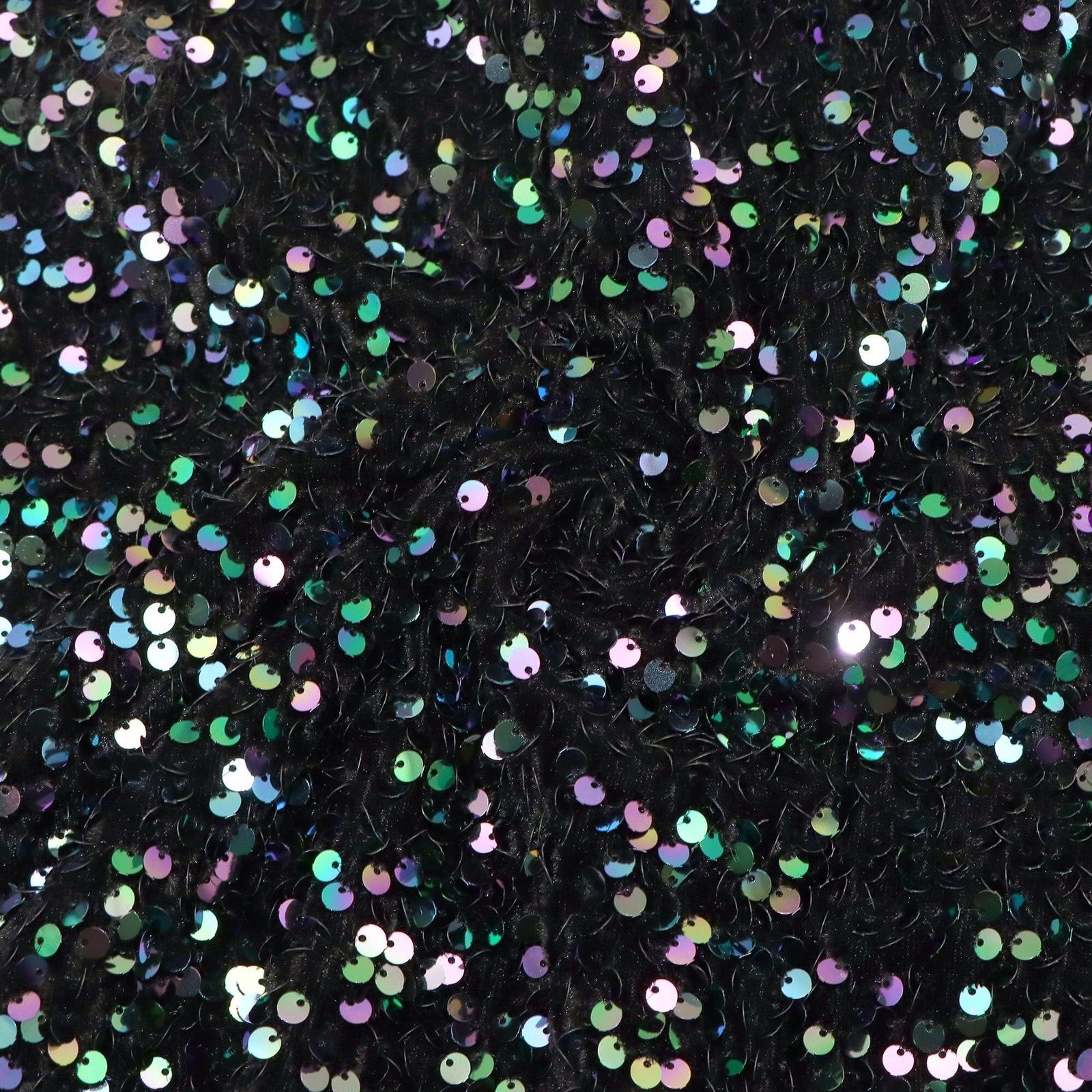Foam flannel sequin embroidery fabric round sequin sequin embroidery full evening dress 5mm hanging piece