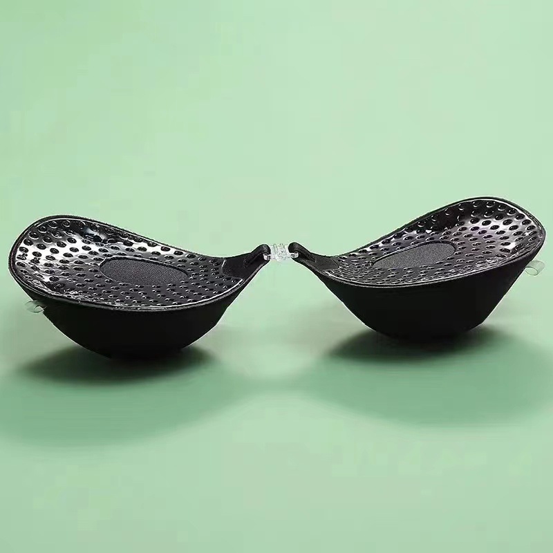 Picture of Round Cup Chest Sticker Anti-sagging Summer Showy Thin Wedding Dress Sling with Breast Sticker Gathering Upper Breast Sticker Invisible Underwear