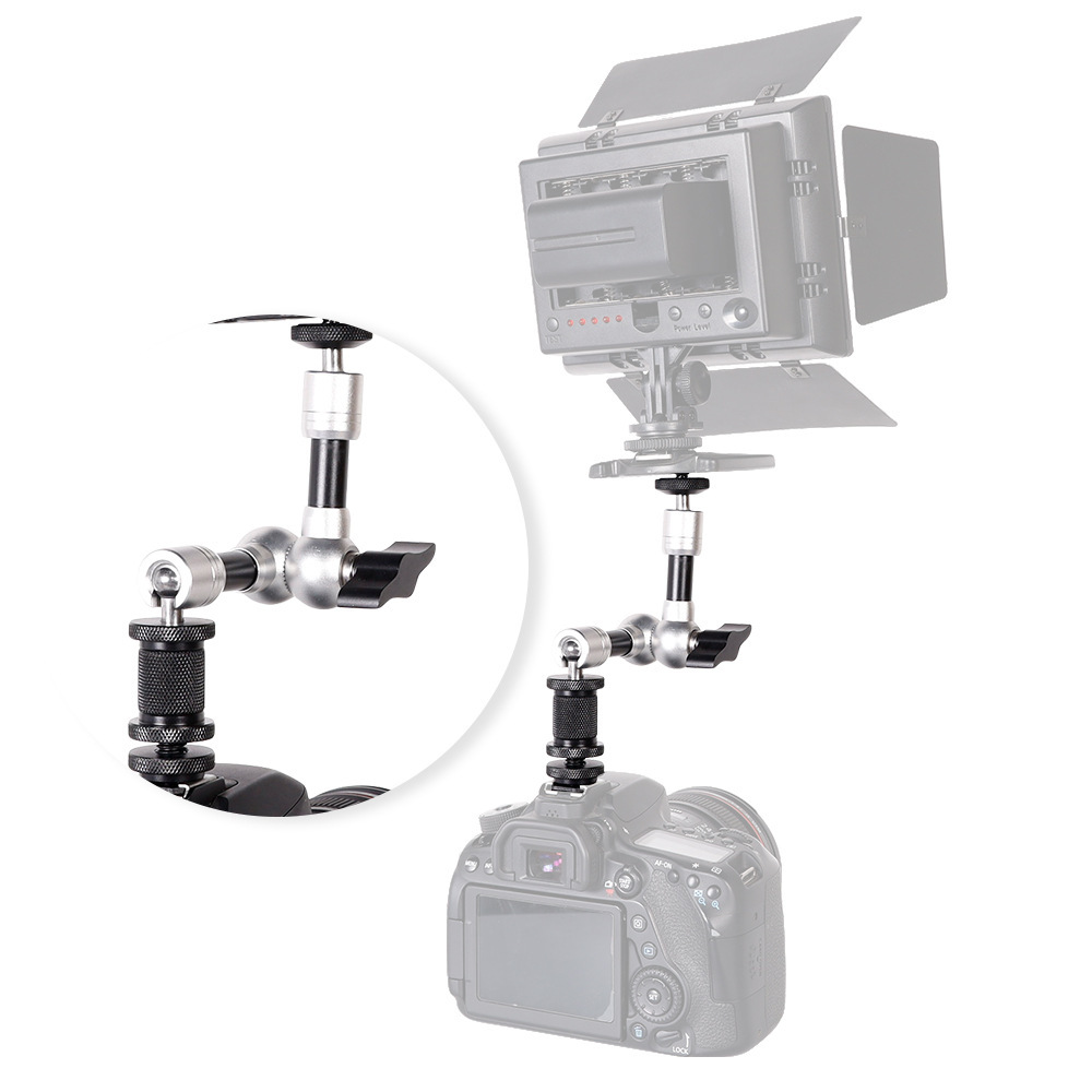 Picture of Lamp stand magic arm C strong clamp bicycle pipe clamp photography crab clamp desktop strange hand mechanical arm crab clamp clamp