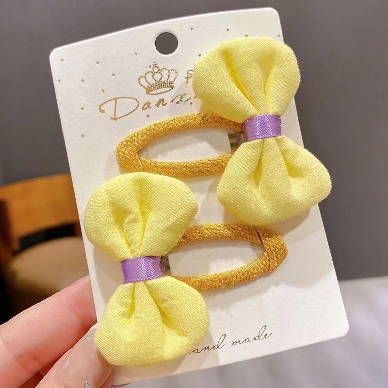 Picture of New Flower hairpin fresh baby hairpin headdress flower children's hair accessories do not hurt hair BB clip girl bangs clip headdress