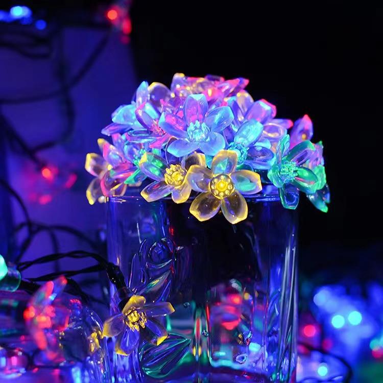 Picture of Factory wholesale solar LED string light small light string light indoor decoration camping bouquet decorative copper wire holiday light