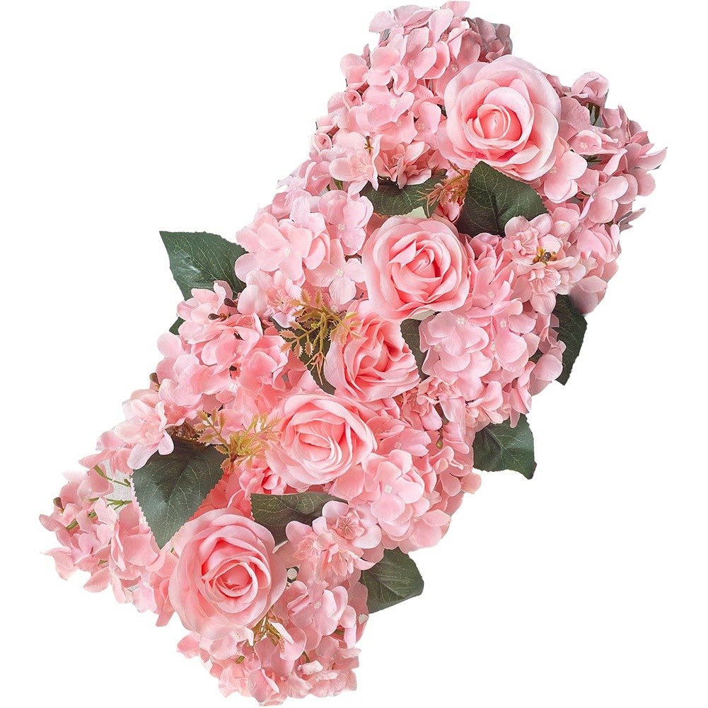 New Wedding Floor Flower Arrangement Simulated Silk Flower Finished Flower Decoration L Eucalyptus Flower Arrangement t Stage Road Guide Wedding Floral Art