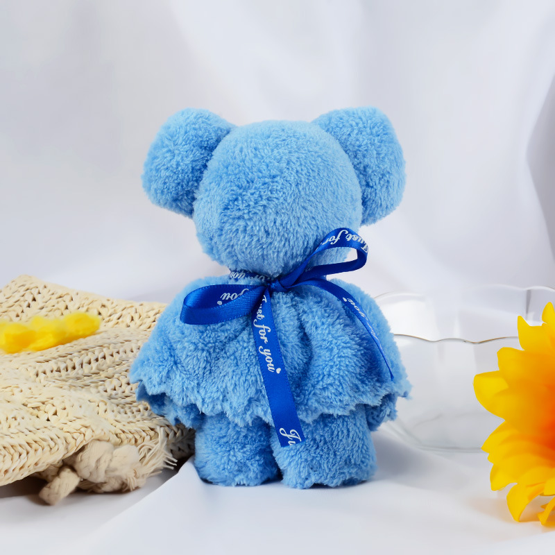Picture of Coral fleece creative towel bear companion gift wedding birthday holiday business graduation gift wholesale