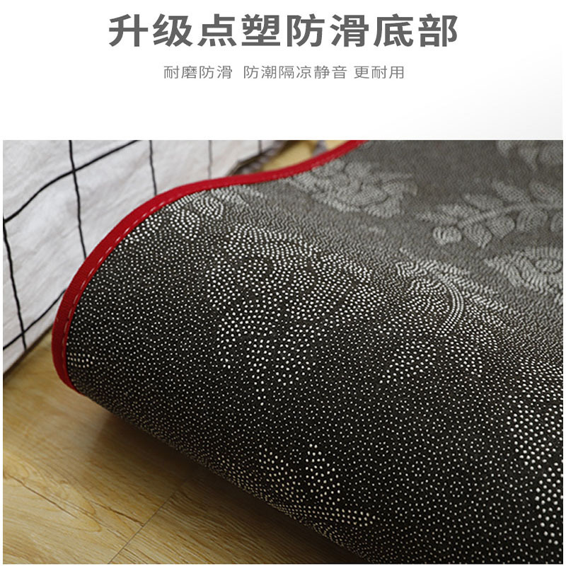 Picture of Toilet Floor Mat Door Absorbent Dirty-Resistant Bathroom Anti-Slip Mat Thickened Plush Toilet Door Mat Machine Washable